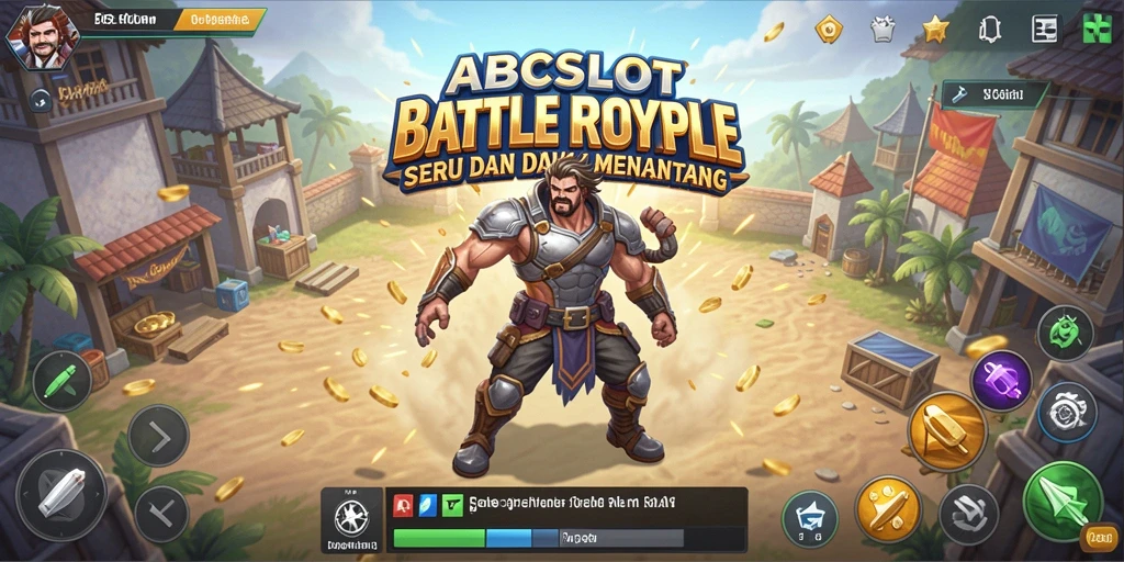 Tampilan gameplay mendebarkan dari ABCSLOT dengan aksi pertempuran yang intens.