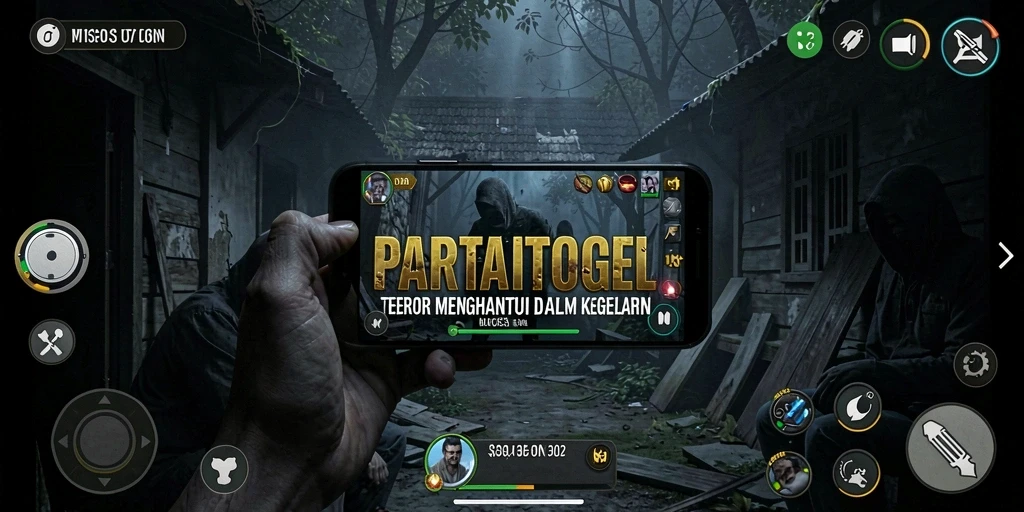 Screenshot menunjukkan momen menegangkan di dalam game Horror ini.