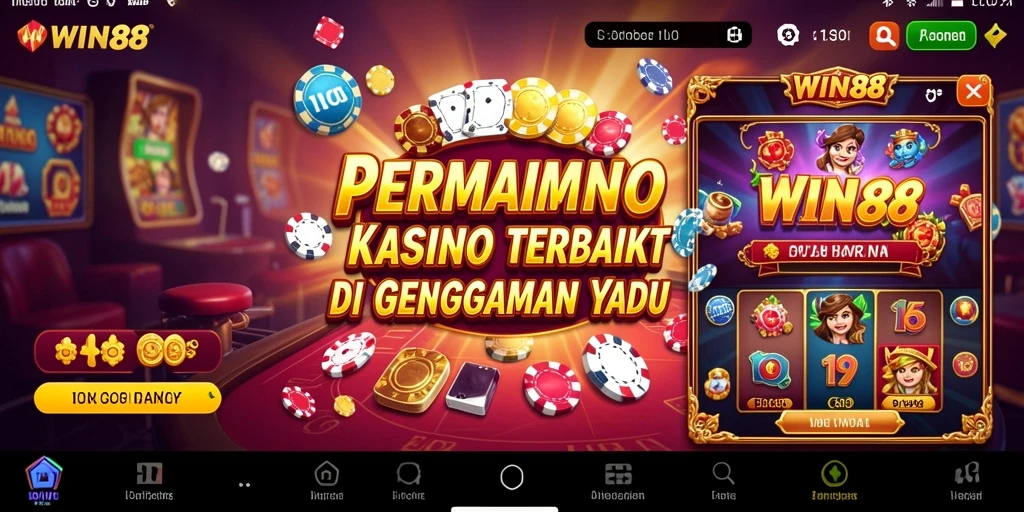 Screenshot gameplay Kasino WIN88 yang seru dan mendebarkan.